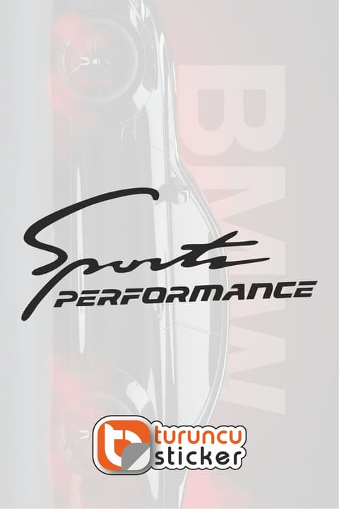 Sport Sticker Etiket 20x9 cm – Araç – Motor – Laptop - Kask Etiket Sticker