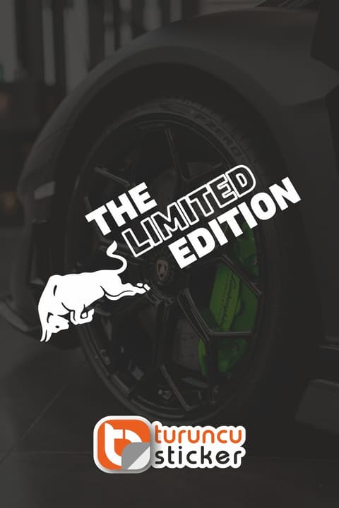 Redbull The Limited Edition Sticker Etiket 20x6.5 cm – Araç – Motor – Laptop - Kask Etiket Sticker