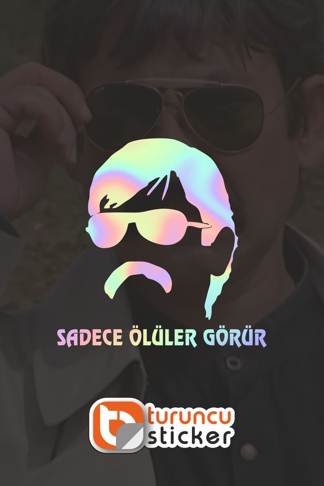 Pala (Sadece Ölüler Görür) Sticker Etiket 15x15 cm – Araç – Motor – Laptop - Kask Etiket Sticker