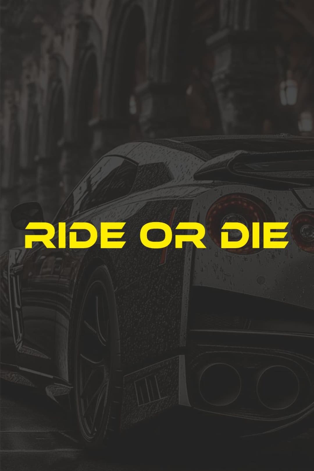 RIDE OR DIE Sticker Etiket 20x2 cm – Araç – Motor – Laptop – Kask Etiket Sticker